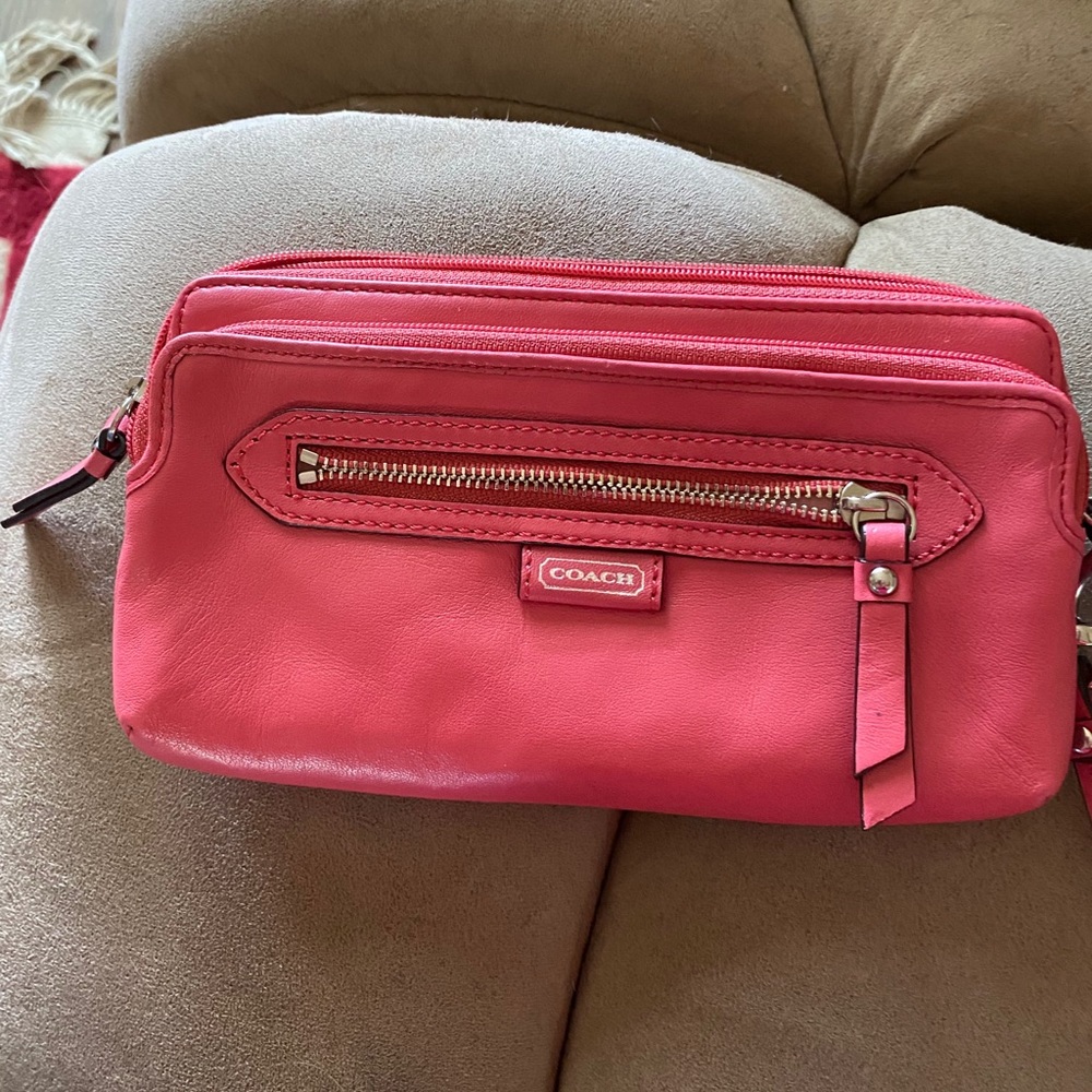 Coral Coach Wallet NWT